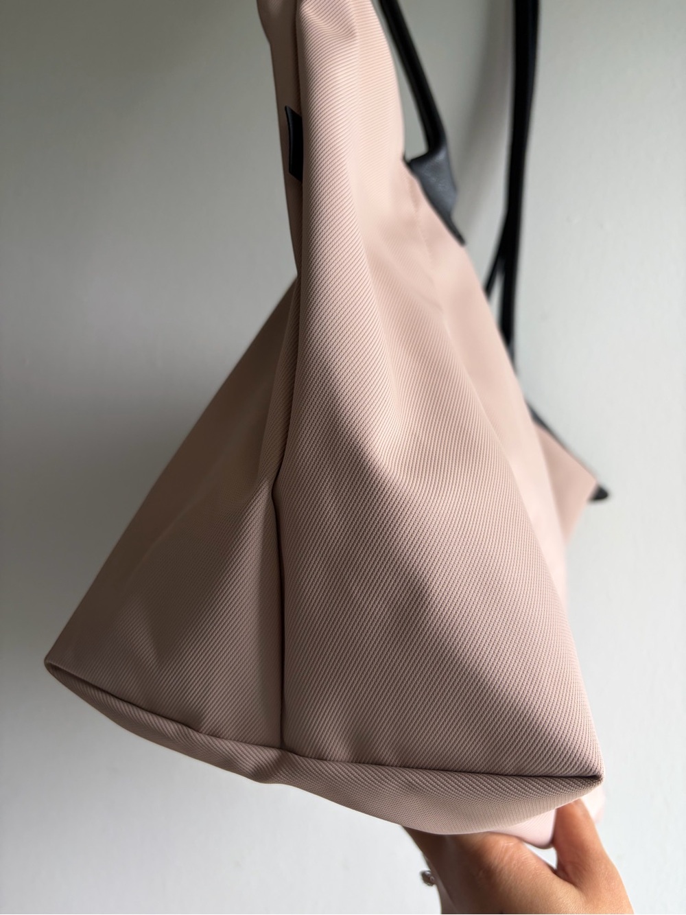 Longchamp Energy XXL Long Handle Dusty Rose Tote with Black Trim - Picture 7 of 14
